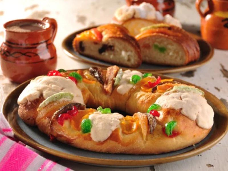 La tradicional Rosca de Reyes