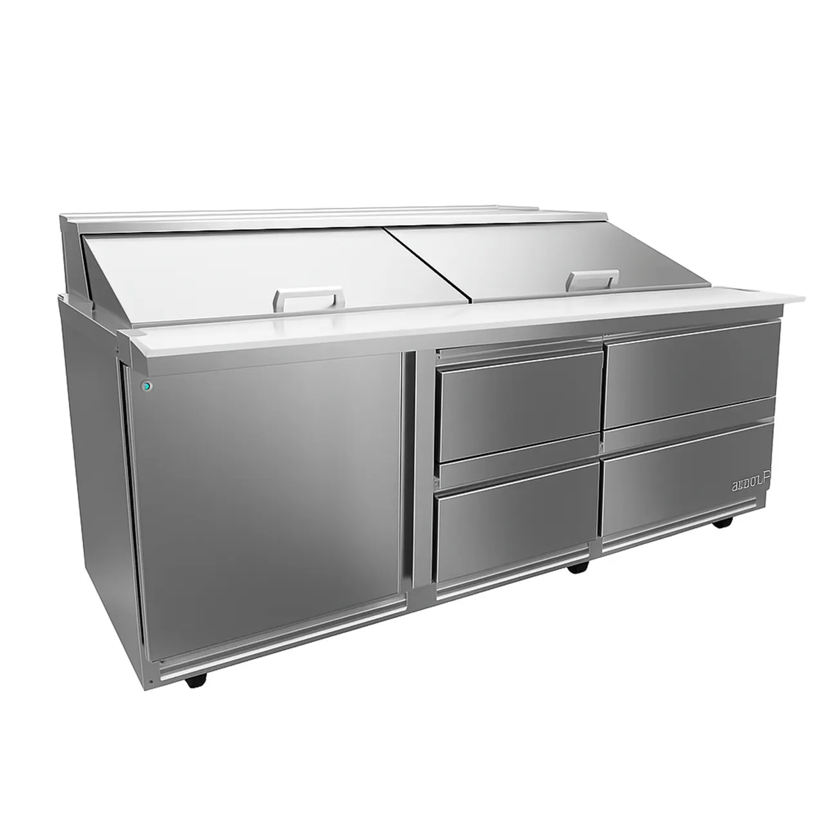 Mesa Refrigerada de Preparación Mega-Top 4 Cajones 30 Insertos ASBER APTM-72-30-D4-P-HC