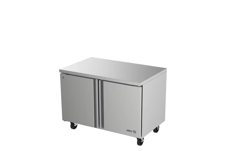 Mesa Bajo Mostrador Refrigerada Neo Series de 2 puertas 13.3 pies cúbicos Asber AUTR-48 HC 19111176