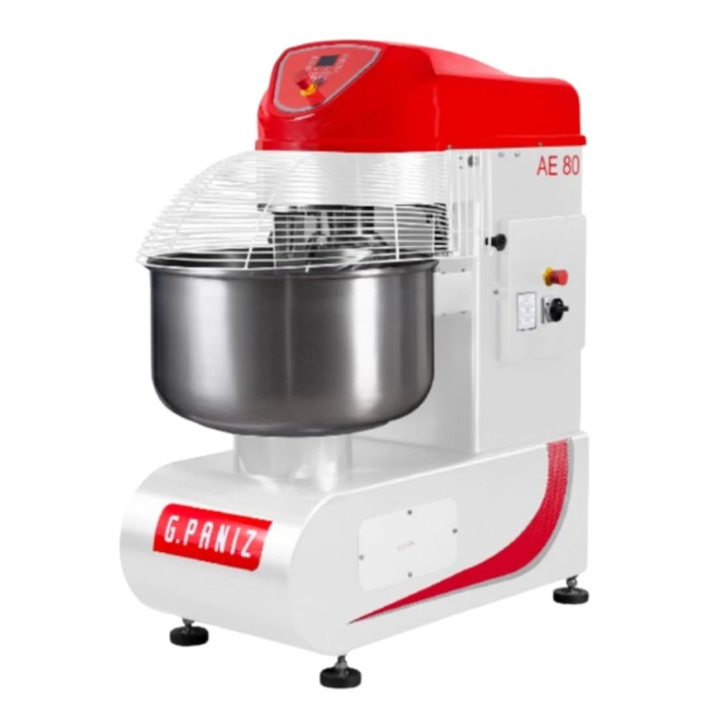 Amasadora espiral 80Kg 2 velocidades 220V trifásica AE80G2 G.Paniz