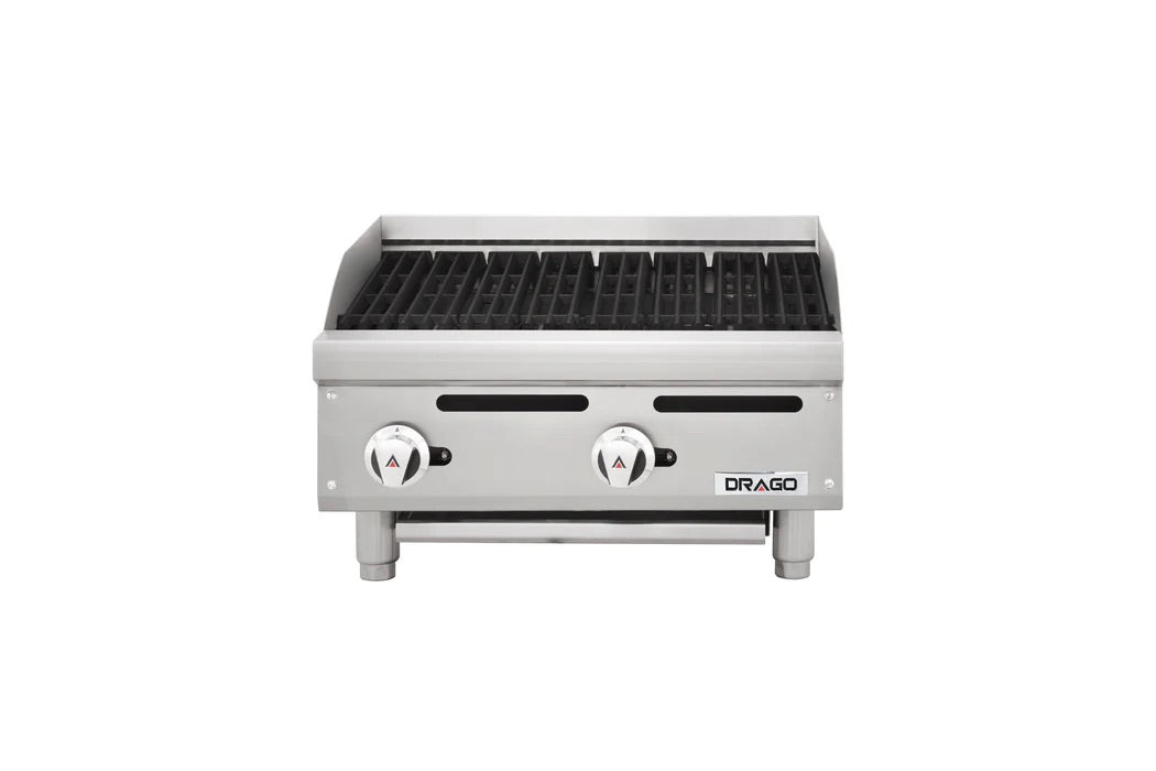 Asador Radiante Gas 2 Quemadores Drago AG-2R