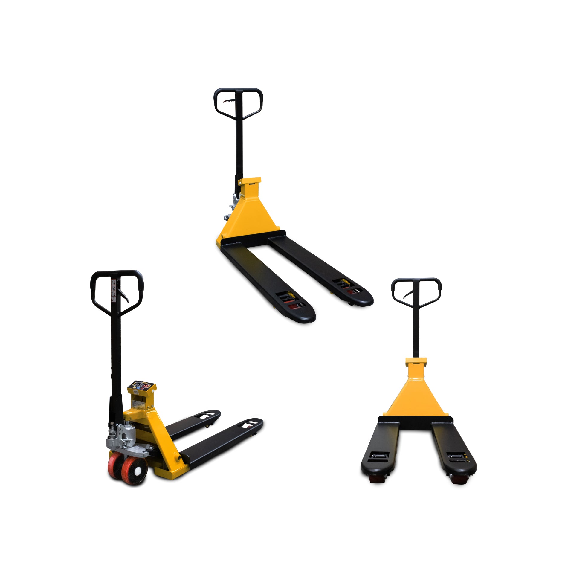 Báscula de Patín Hidráulico de 2 Toneladas con Control Remoto y Ruedas de Poliuretano Rhino BAPAT-2T