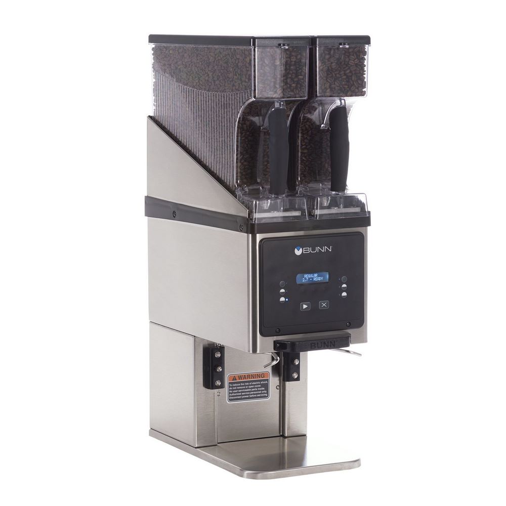 Molino de café MHG SST Bunn 35600.0020 con 2 tolvas y capacidad de 2,72 kg.