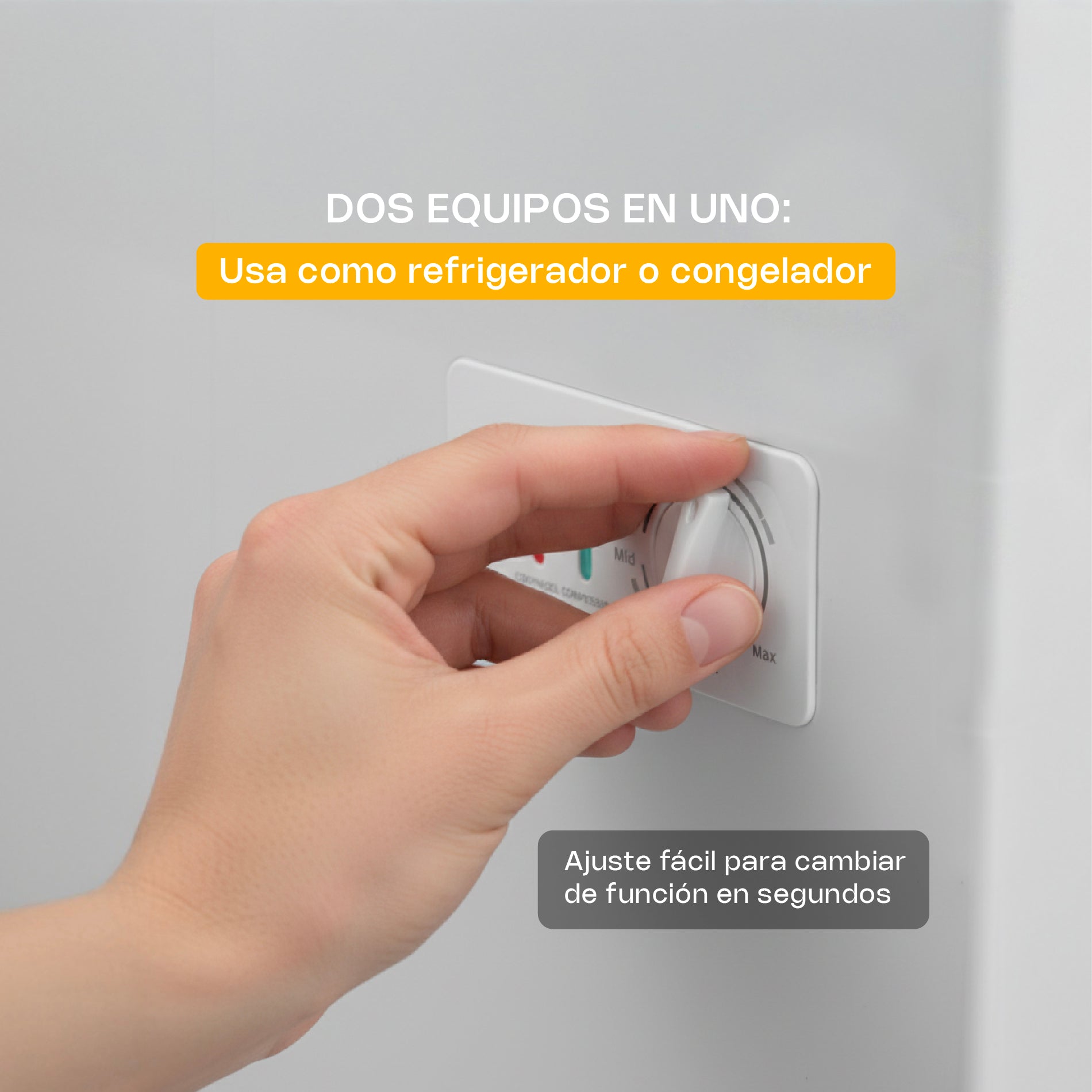 Congelador Horizontal Comercial Dual de 24 ft³ con Tapa de Acero Inoxidable Rhino CONGECO-24X