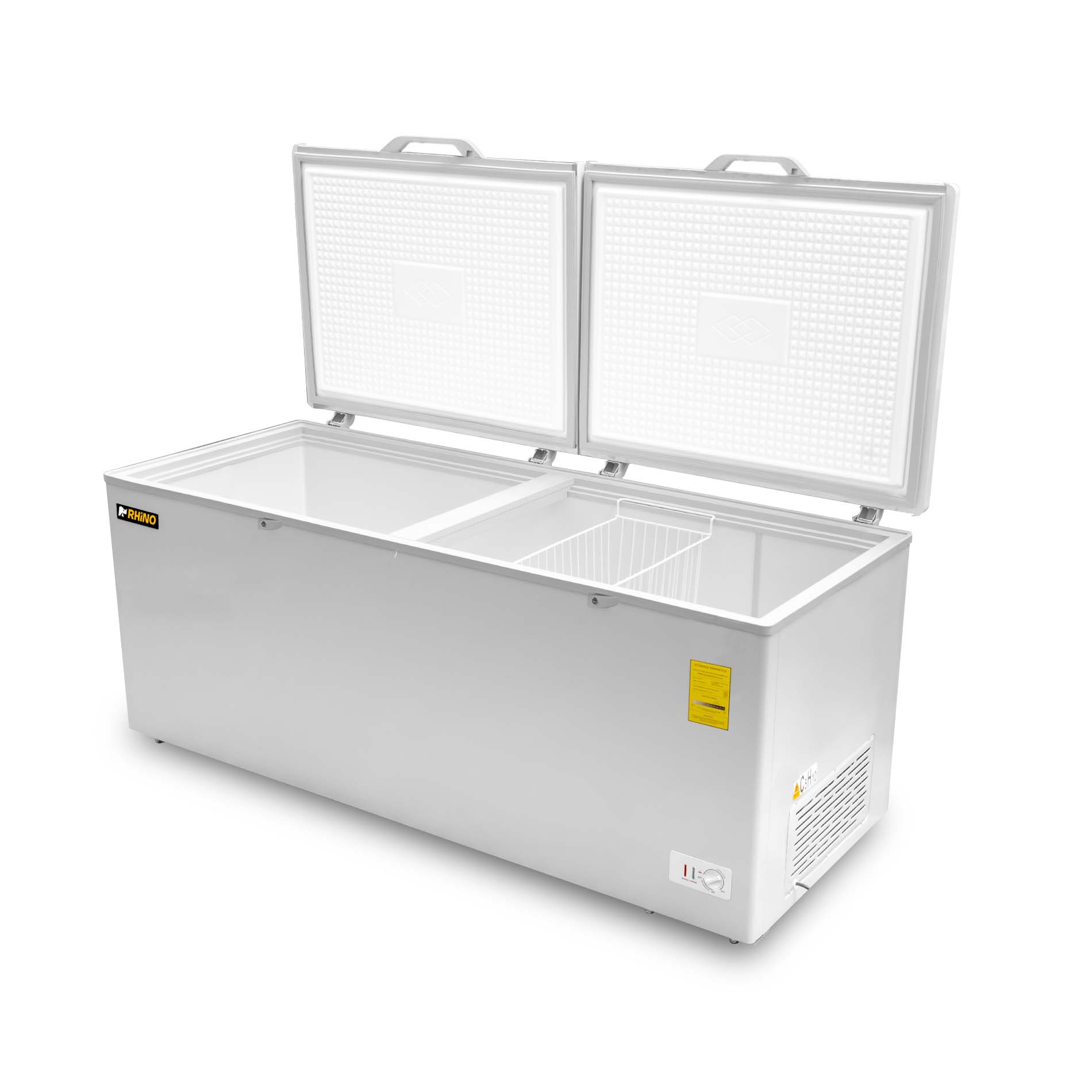 Congelador Horizontal Comercial Dual de 24 ft³ de Máxima Capacidad Rhino CONGECO-24