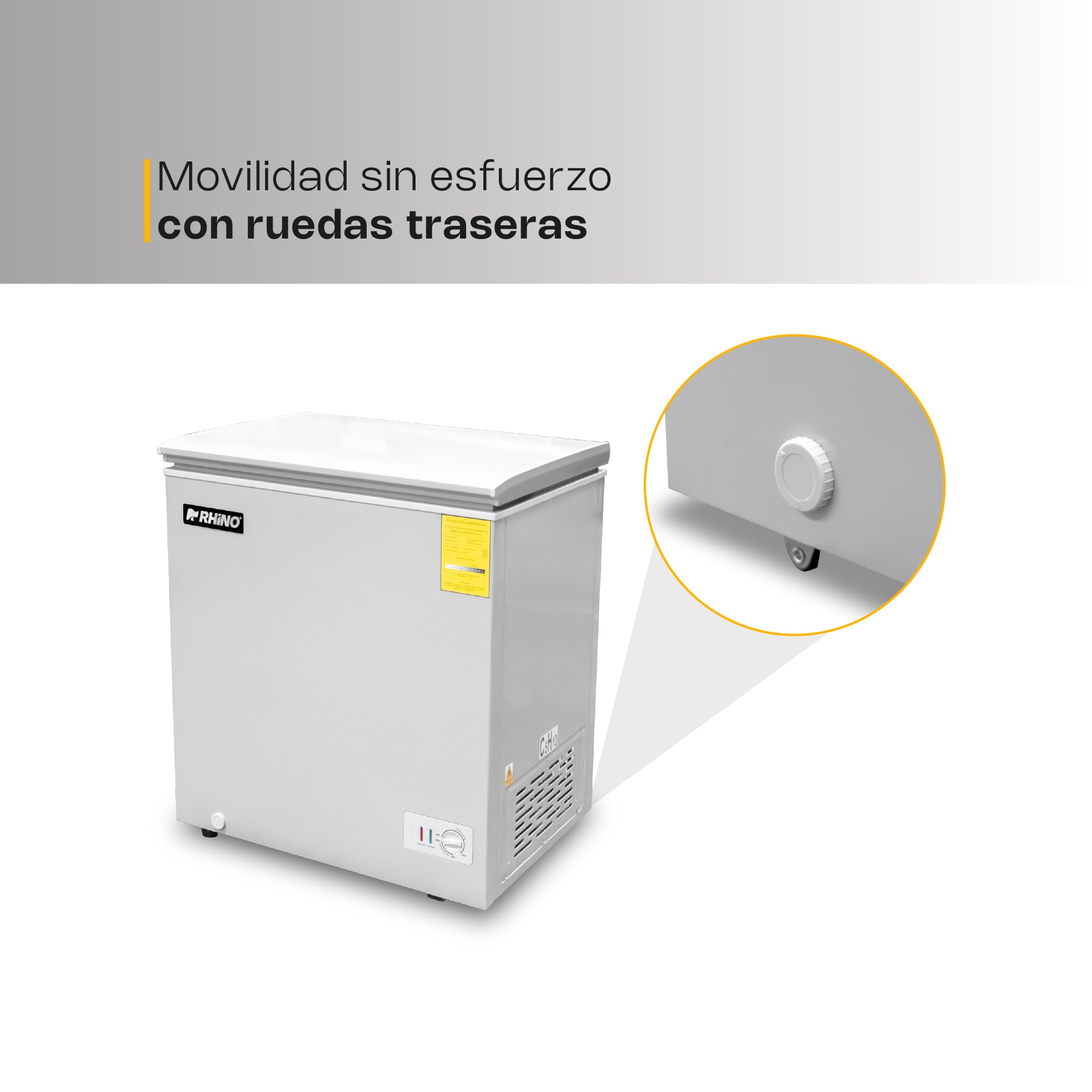 Congelador Horizontal 5 Pies Rhino CONGECO-5
