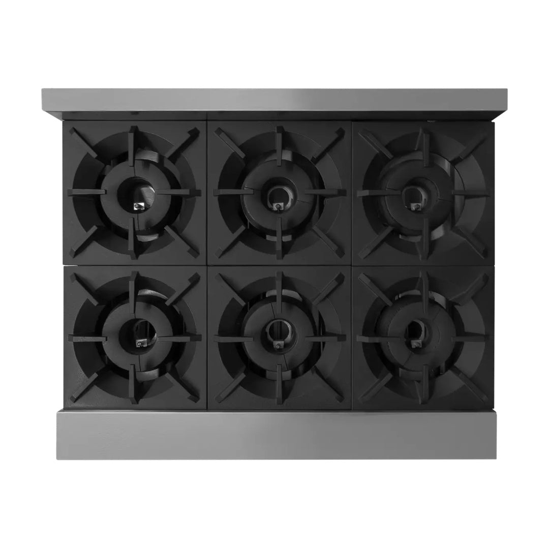 Estufa con 6 quemadores y horno Drago modelo CG-61