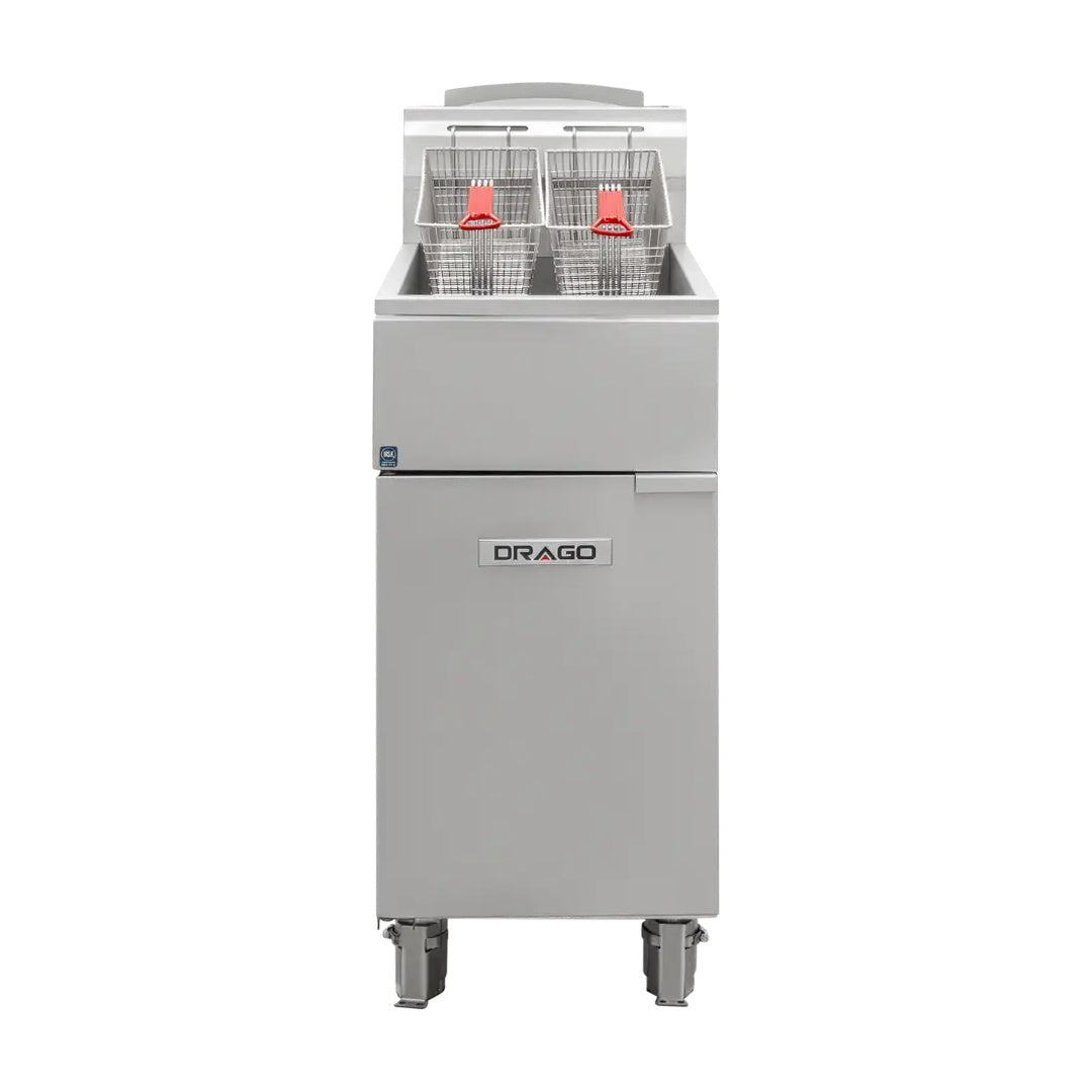 Freidora a Gas 21L FG-21 RS Drago GFR-321-04 / GFR-321-09