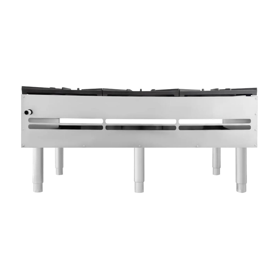 Estufón 3 Secciones Horizontal Patas Largas a Gas Drago GNFO-03-VSH / GPFO-03-HSH