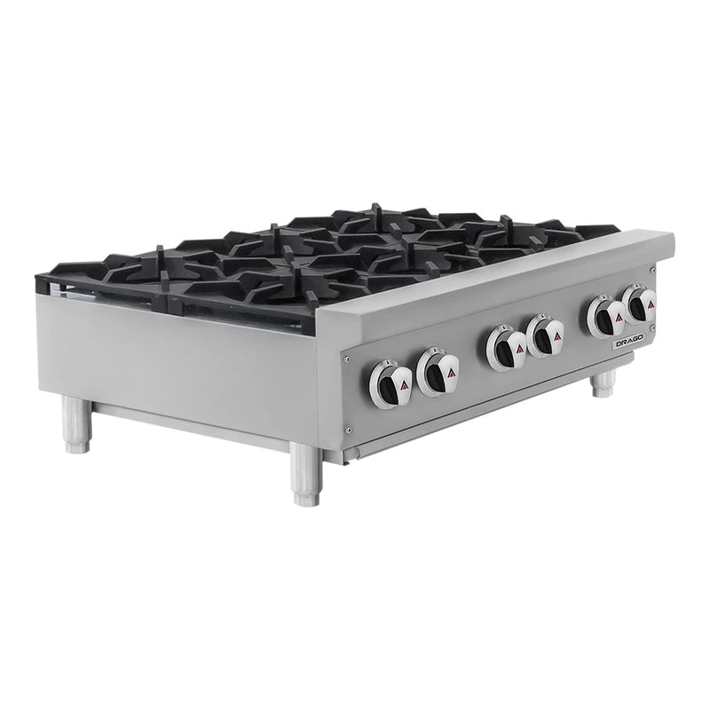 Parrilla de 6 quemadores Marca Drago Modelo CG-60 freeshipping - Innova FoodService