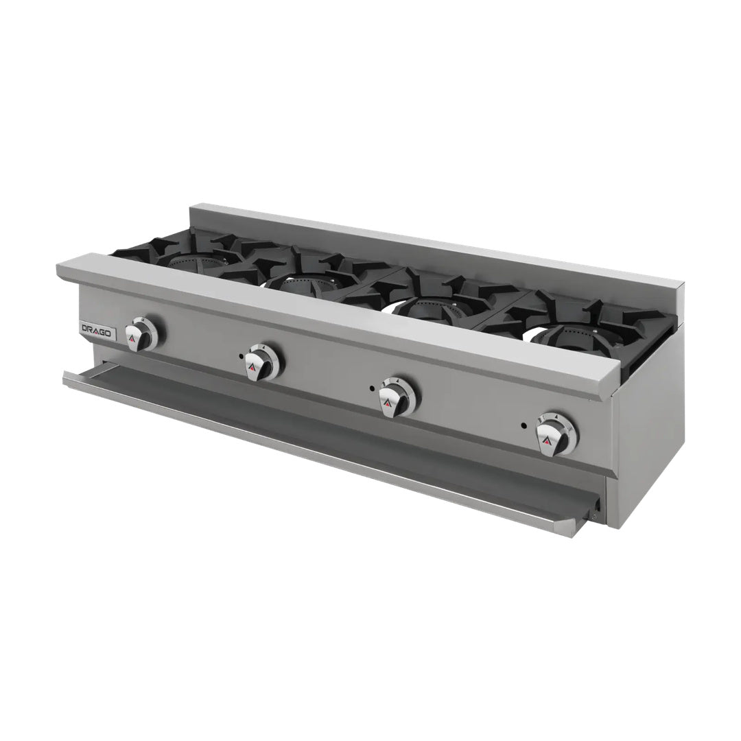Parrilla de 4 quemadores linea slim Drago modelo CG-40-SLIM
