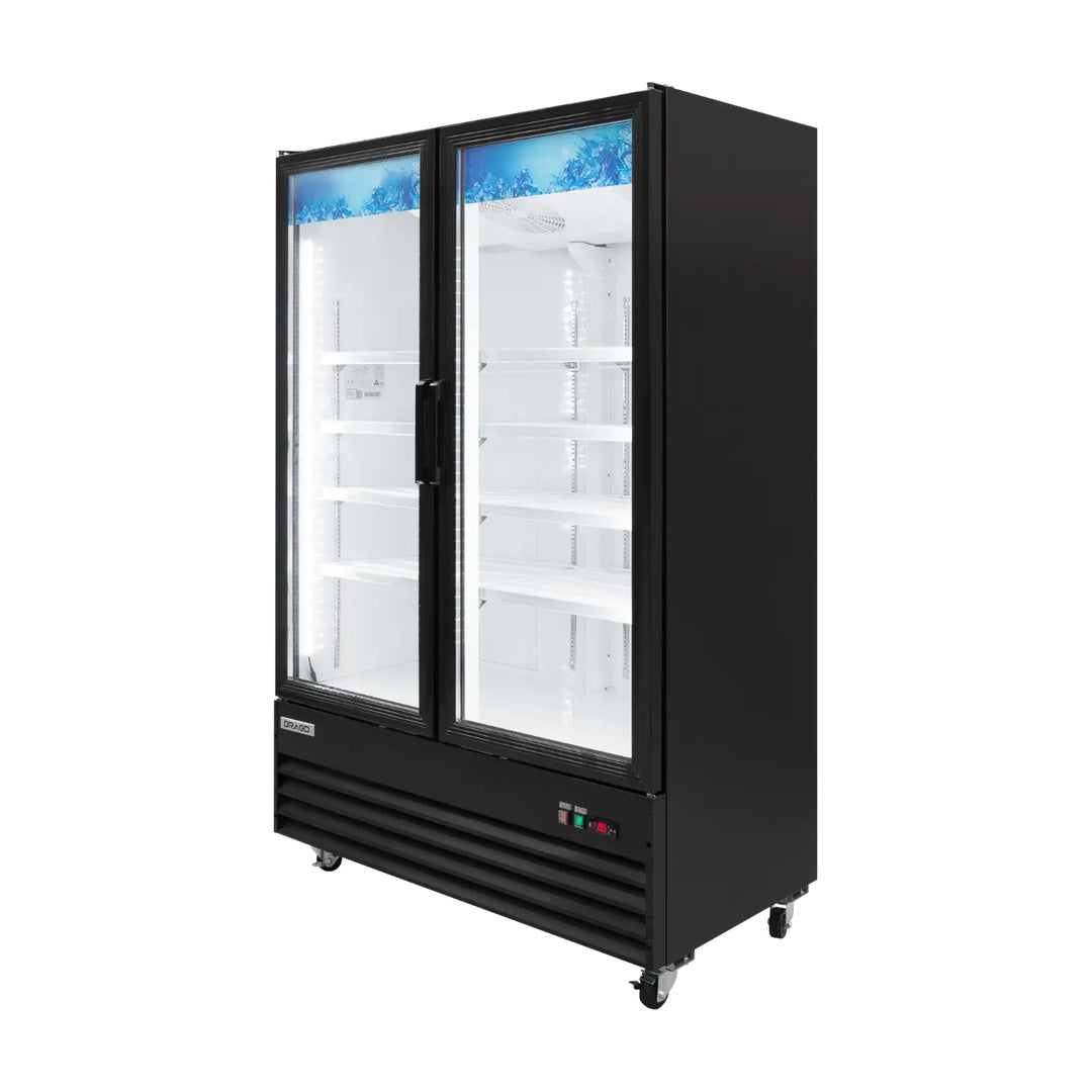 Refrigerador Comercial 2 Puertas de cristal 1,123 L Drago RVC-2PC-1123