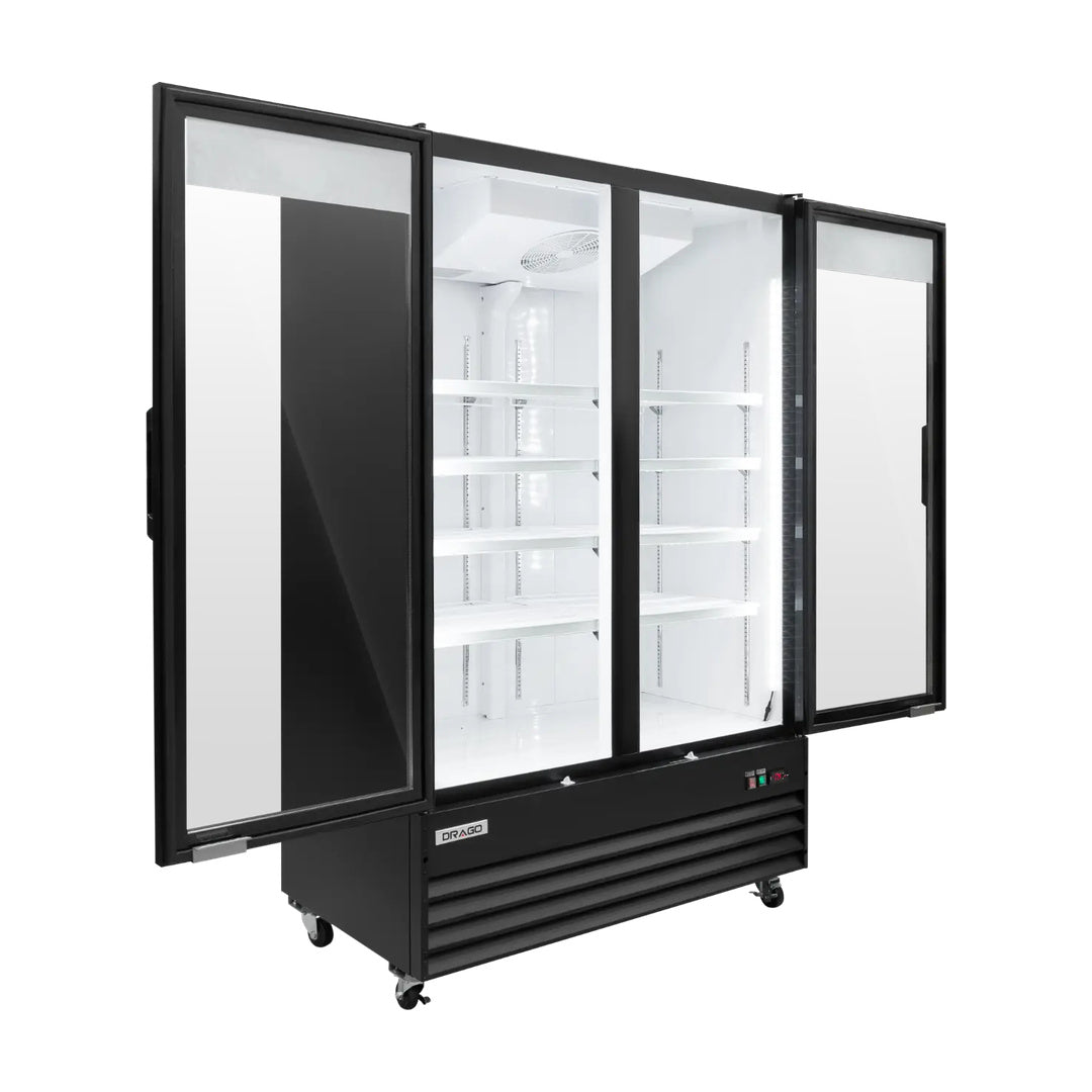Refrigerador Comercial 2 Puertas de cristal 1,123 L Drago RVC-2PC-1123