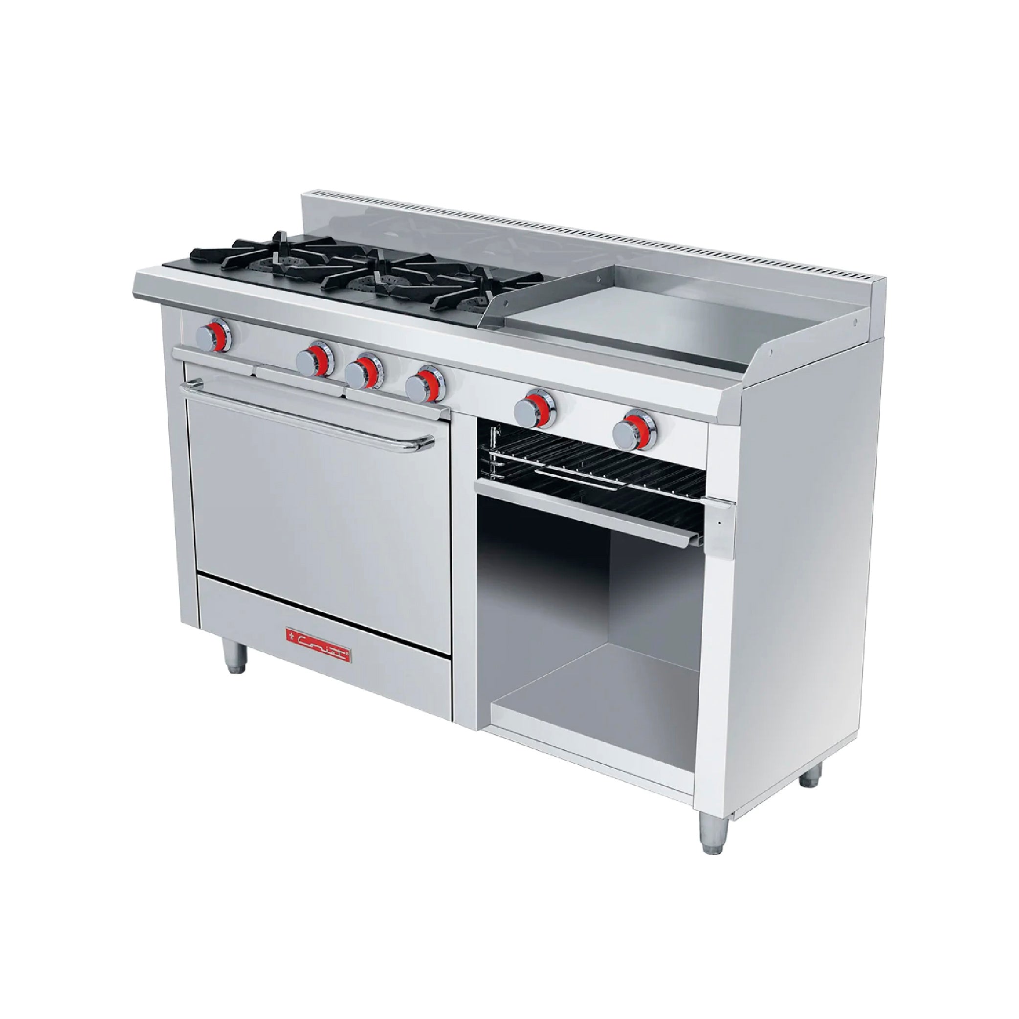 Estufa a gas Coriat modelo EC-3-H-Grill de piso Petit