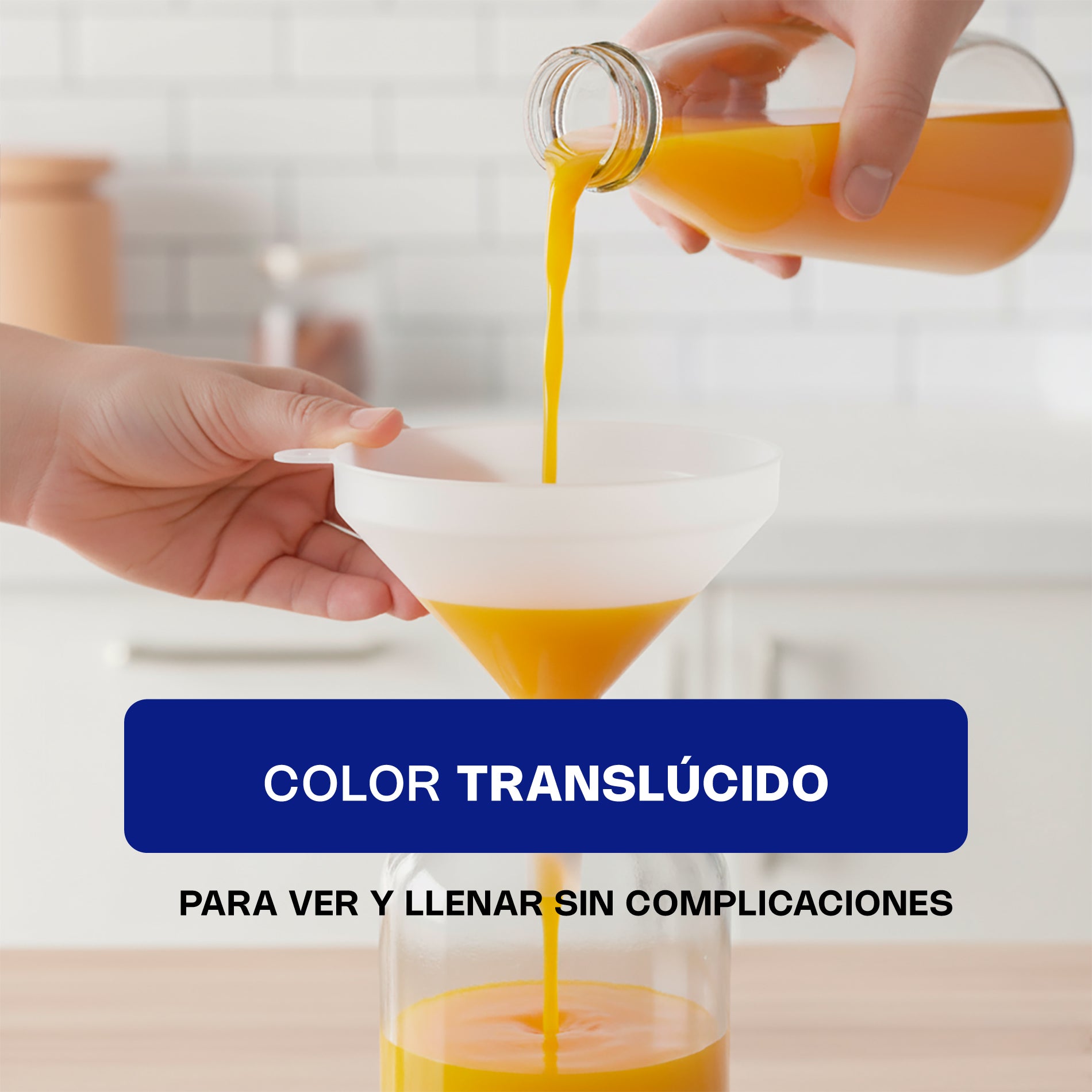 Embudo de Plástico Profesionales Libre de BPA con Certificación NSF CALEDONIA - EMBU-24B