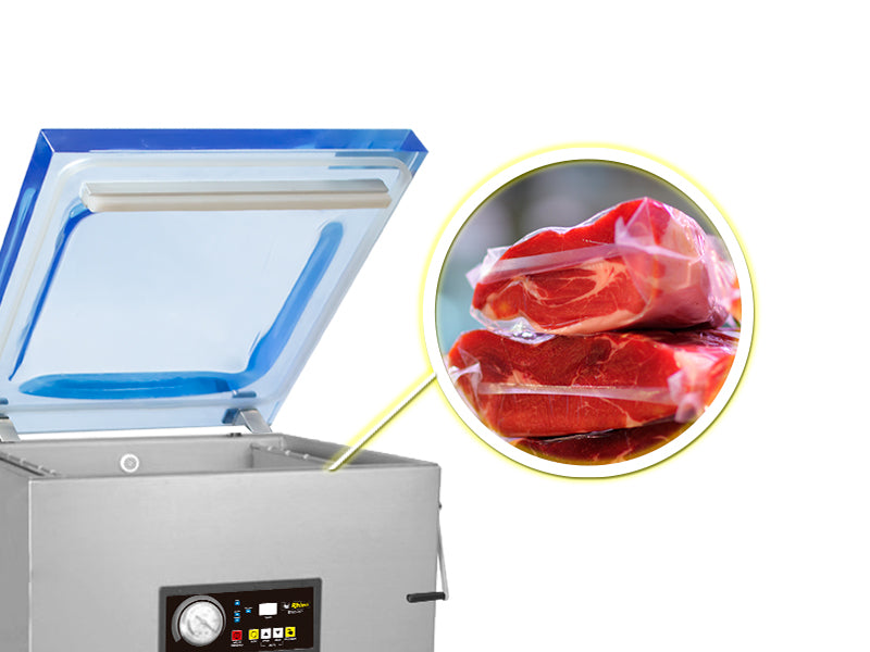 Empacadora Rhino Evac-20P Vacío Barra Selladora 51 Cm