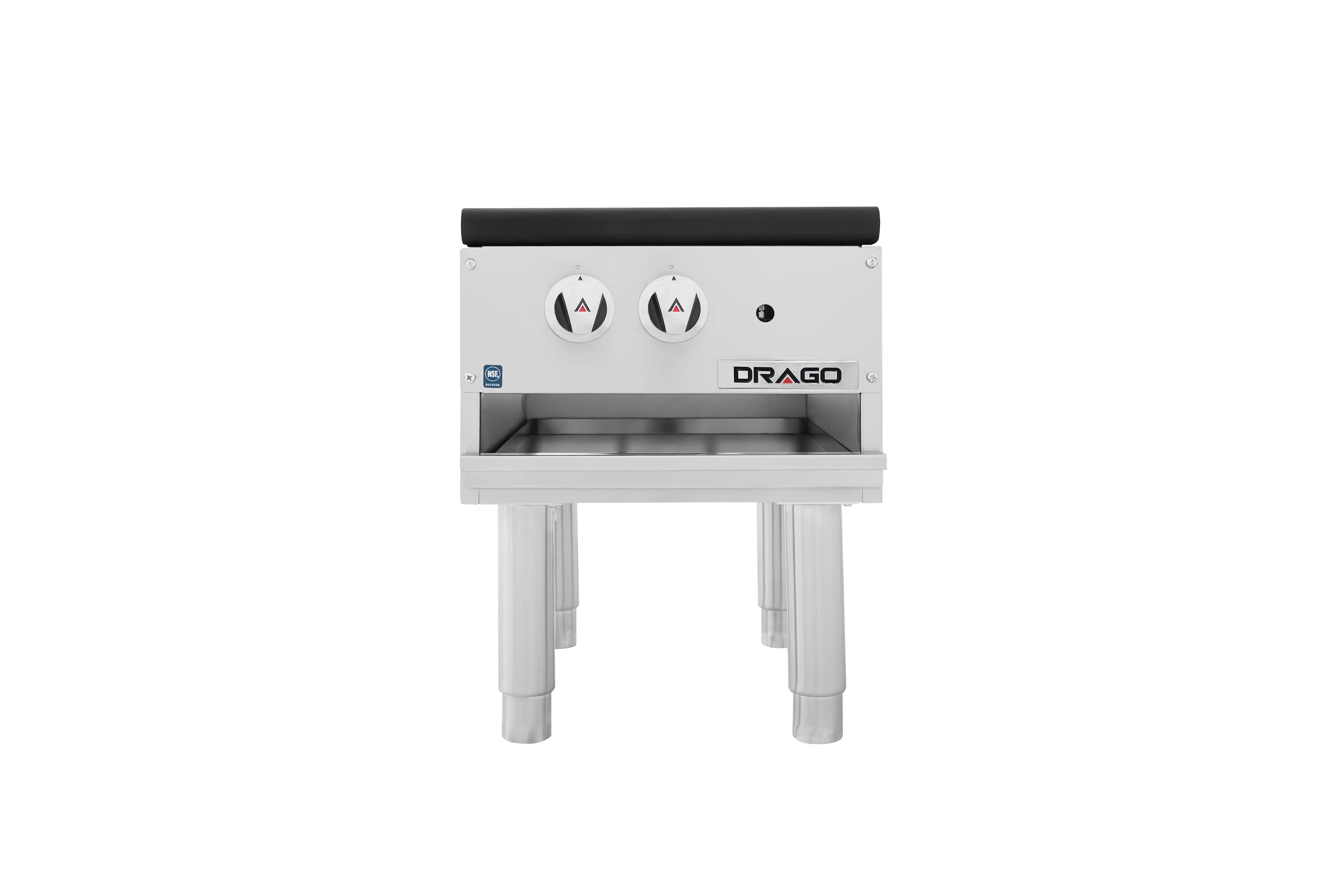 Estufón de 1 sección patas largas gas natural Drago GNFO-01-SH