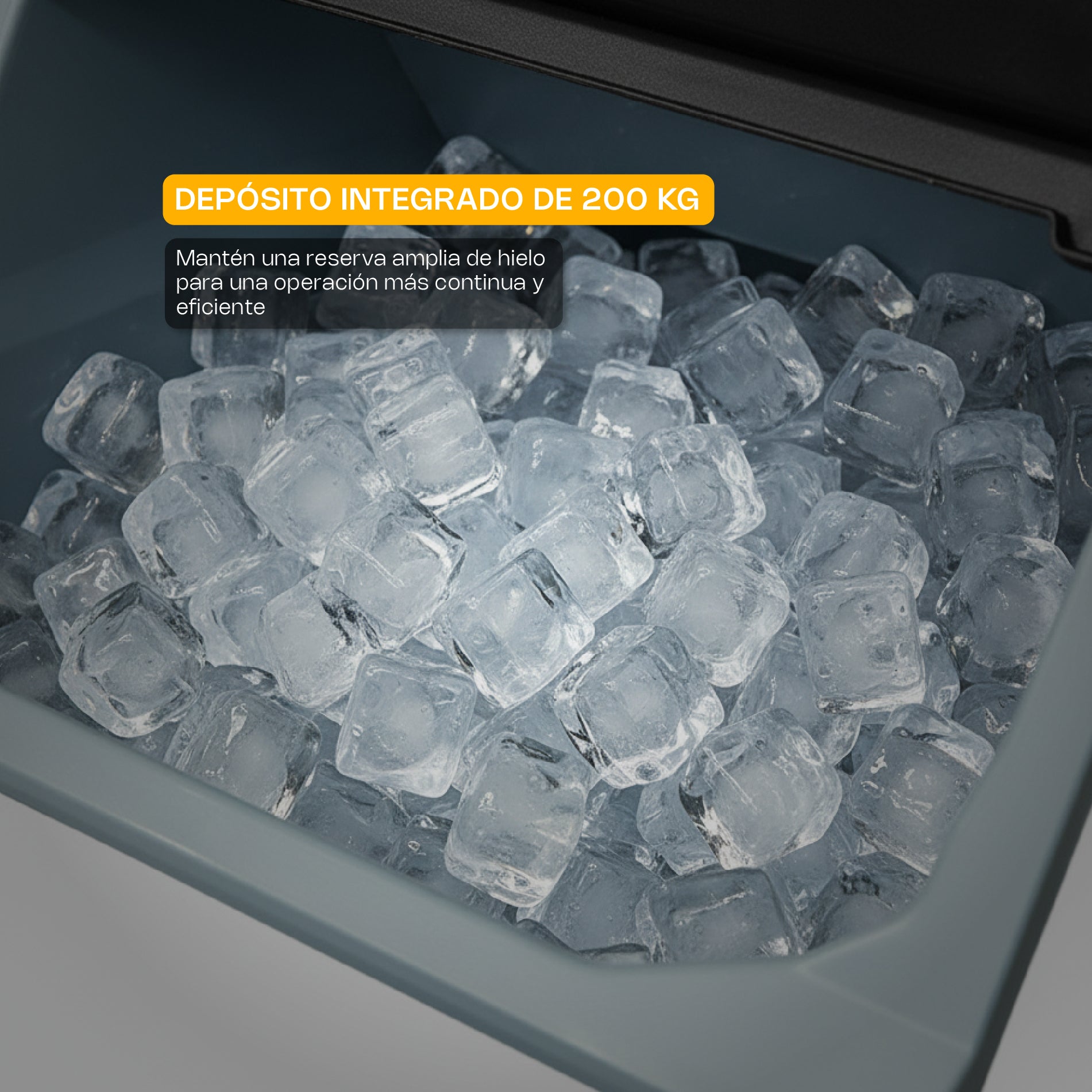 Fábrica de Hielo en Cubo de 230 kg Comercial Rhino FAHIEL-230