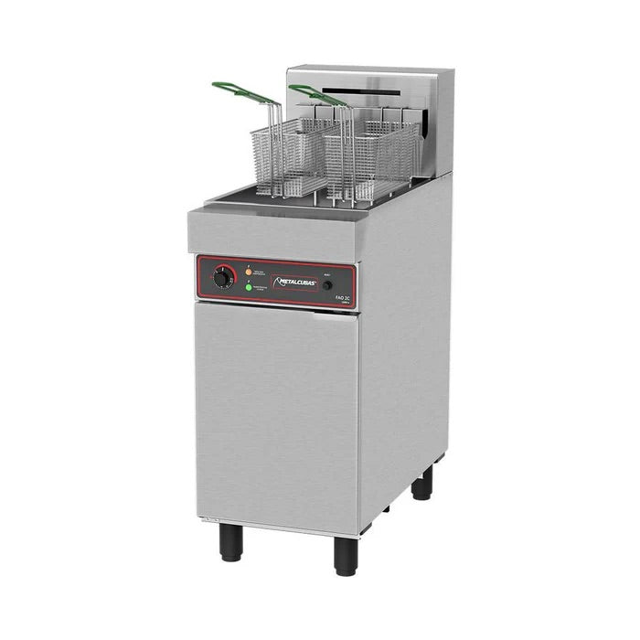 Freidora Electrica De Piso 25 Lts Metalcubas FAO2C