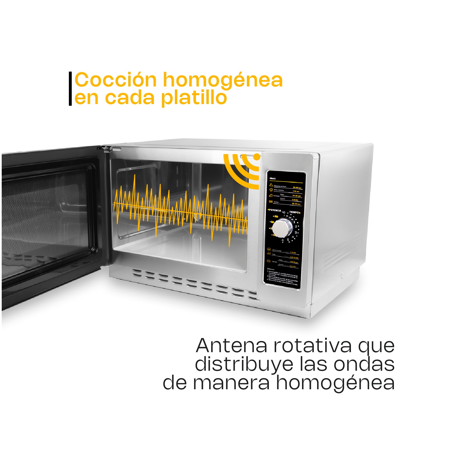 Horno de Microondas Análogo 1.2 pies Rhino HOMIC-12A