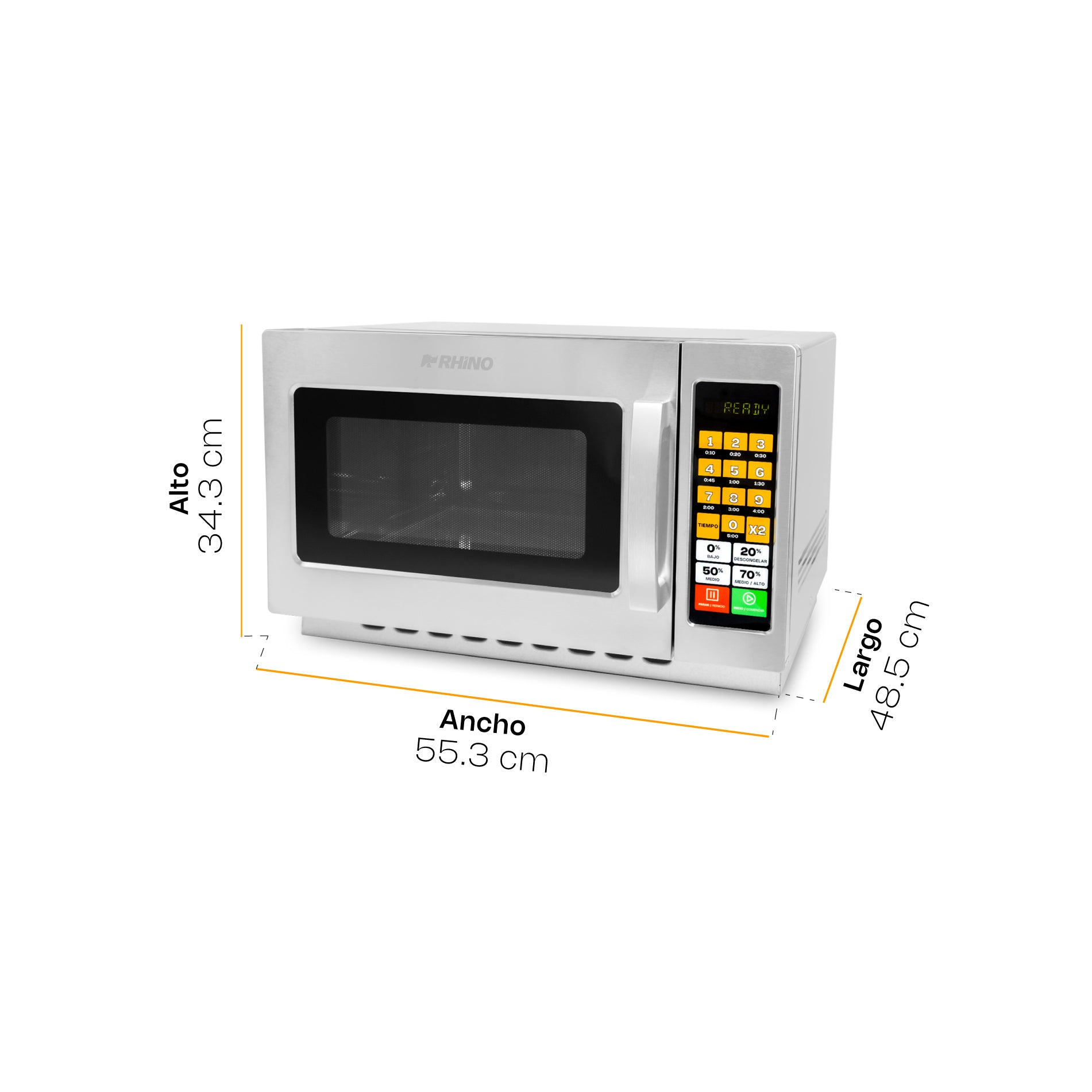 Horno de Microondas Digital 1.2 pies Rhino HOMIC-12D
