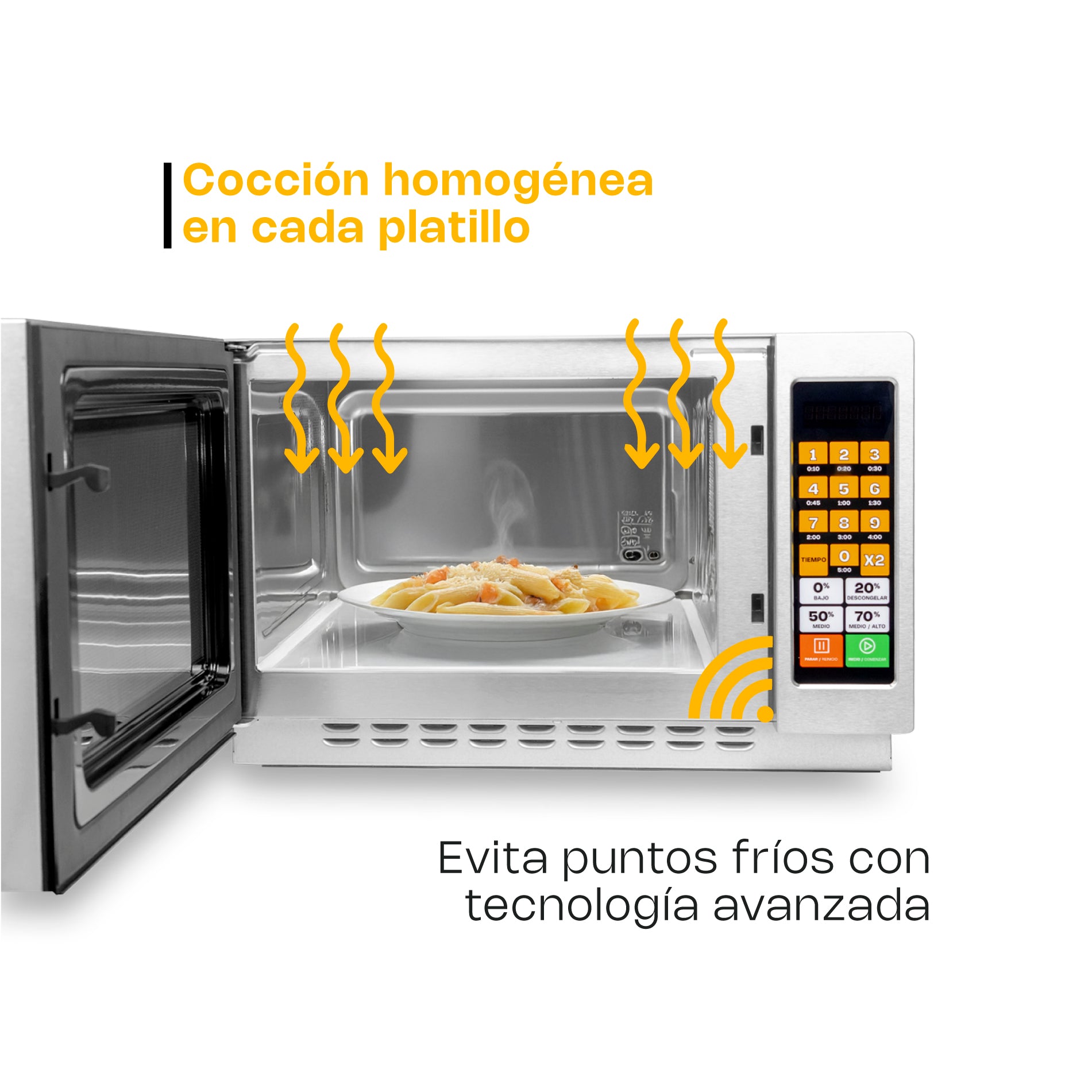 Horno de Microondas Digital 1.2 pies Rhino HOMIC-12D