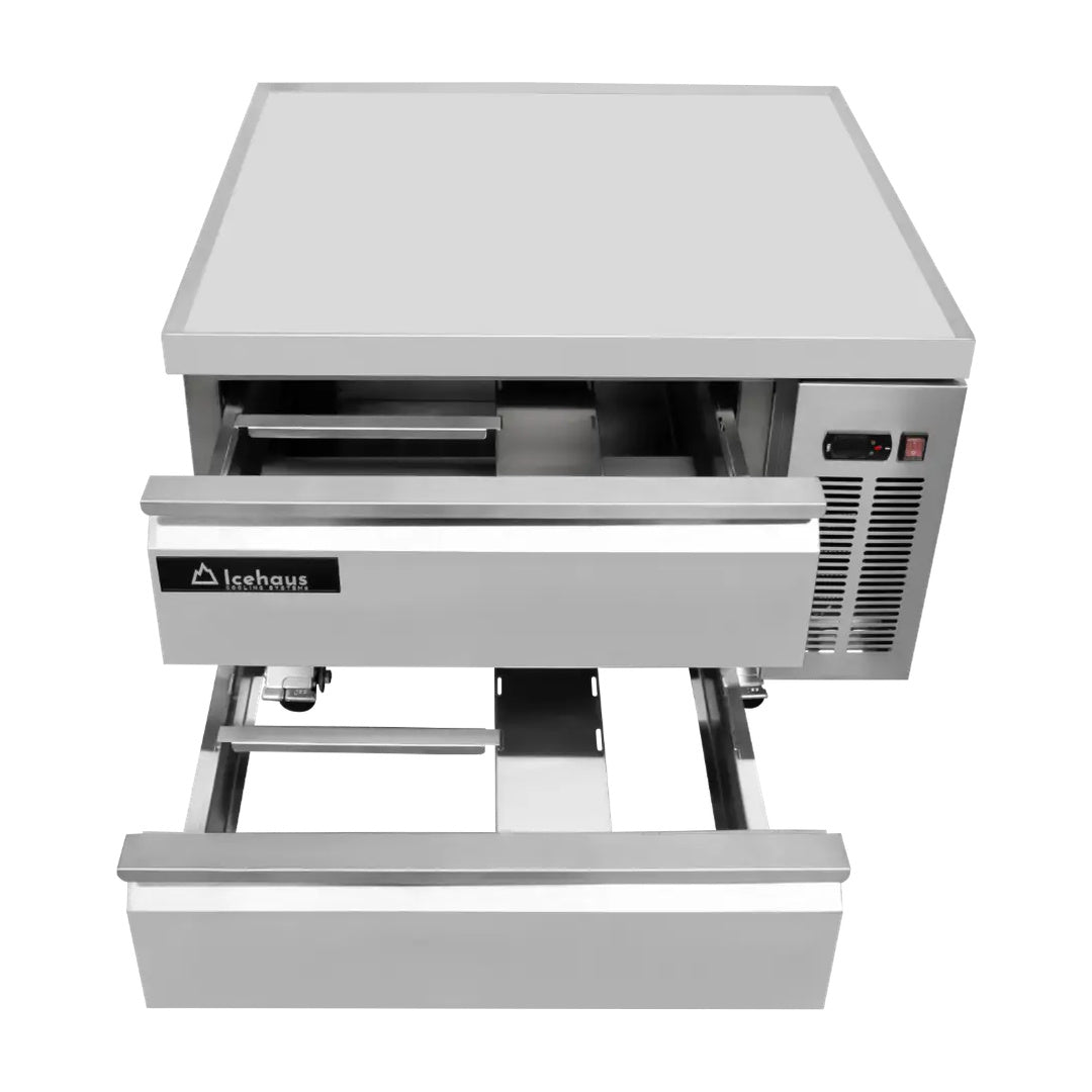 Base para modulares 2 cajones Icehaus modelo BRM-2C-SS-02