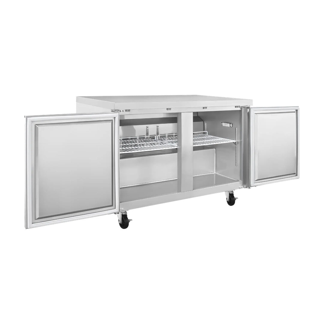 Congelador bajo barra 2 puertas Icehaus modelo CBB-2P-SS-01