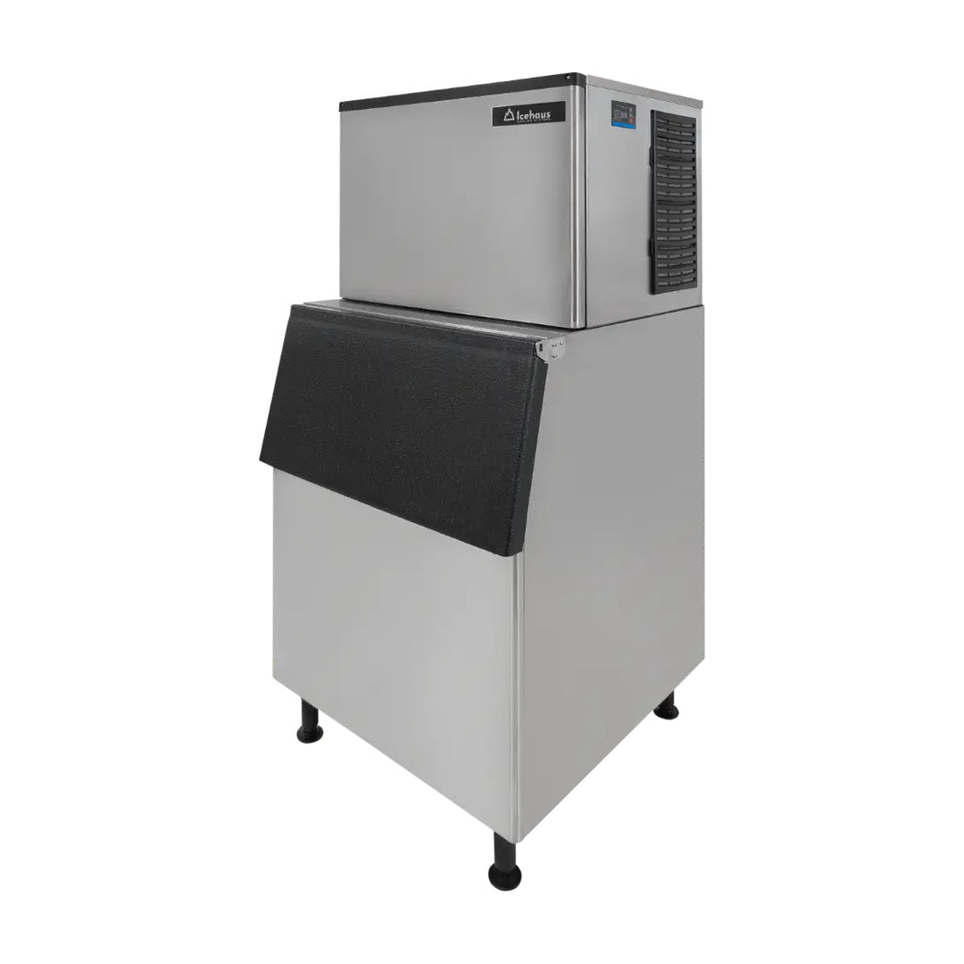 Máquina de hielo de 240 kg a 21°C temperatura ambiente Icehaus MH-240-MD