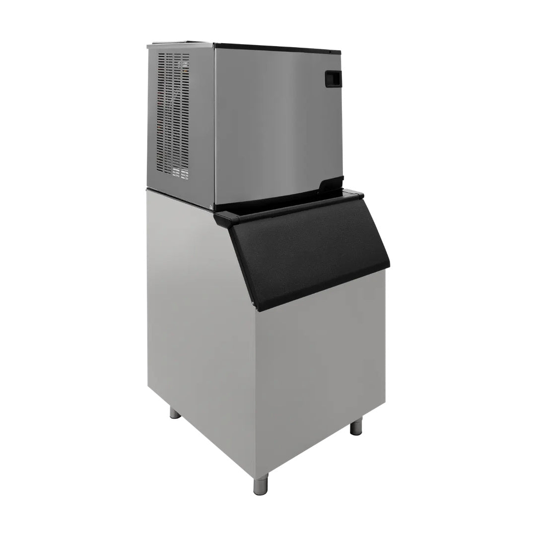 Máquina de hielo de 452 kg a 21°C temperatura ambiente Icehaus MH-400-MD