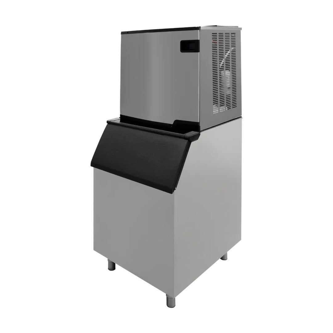Máquina de hielo de 452 kg a 21°C temperatura ambiente Icehaus MH-400-MD