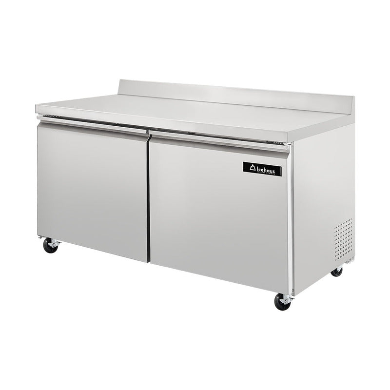 Mesa congelada 2 puertas Icehaus modelo MTC-2P-SS-02