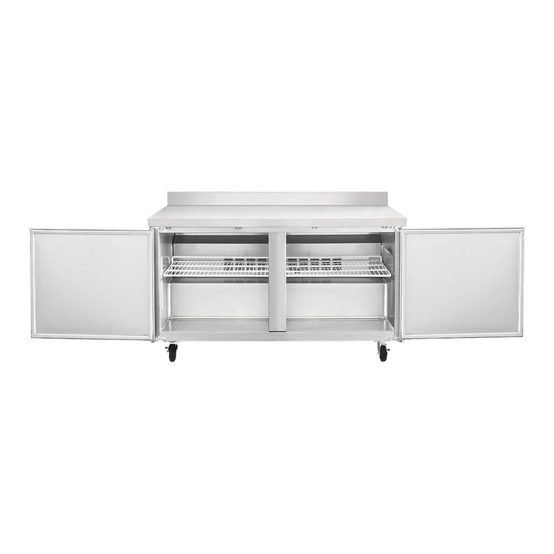 Mesa congelada 2 puertas Icehaus modelo MTC-2P-SS-02