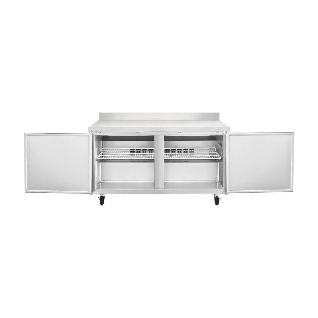 Refrigerador bajo barra 2 puertas solidas 11.3 pies cubicos Icehaus MTR-2P-SS-01