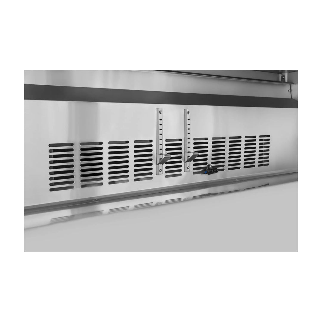 Refrigerador bajo barra 2 puertas solidas 11.3 pies cubicos Icehaus MTR-2P-SS-01