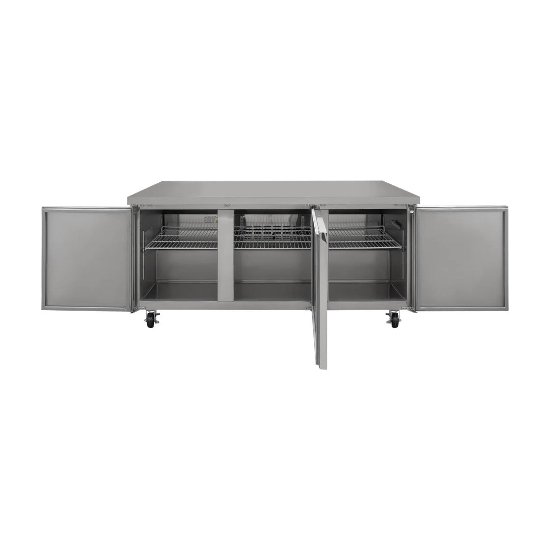 Refrigerador bajo barra 3 puertas solidas 17 pies cubicos Icehaus RBB-3P-SS-01