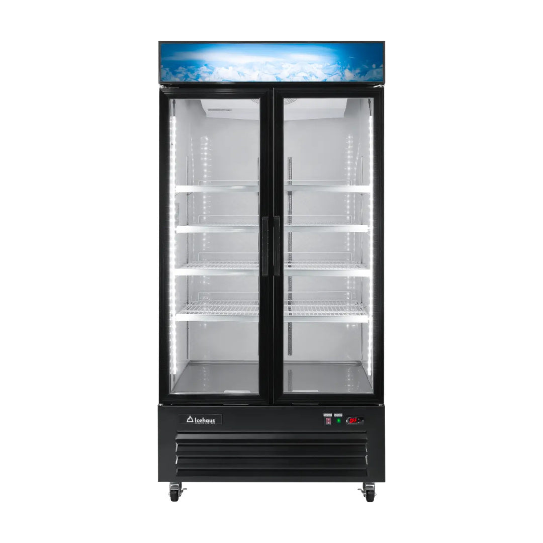 Refrigerador comercial 2 puertas de cristal de 950L Drago RVC-1PC-950