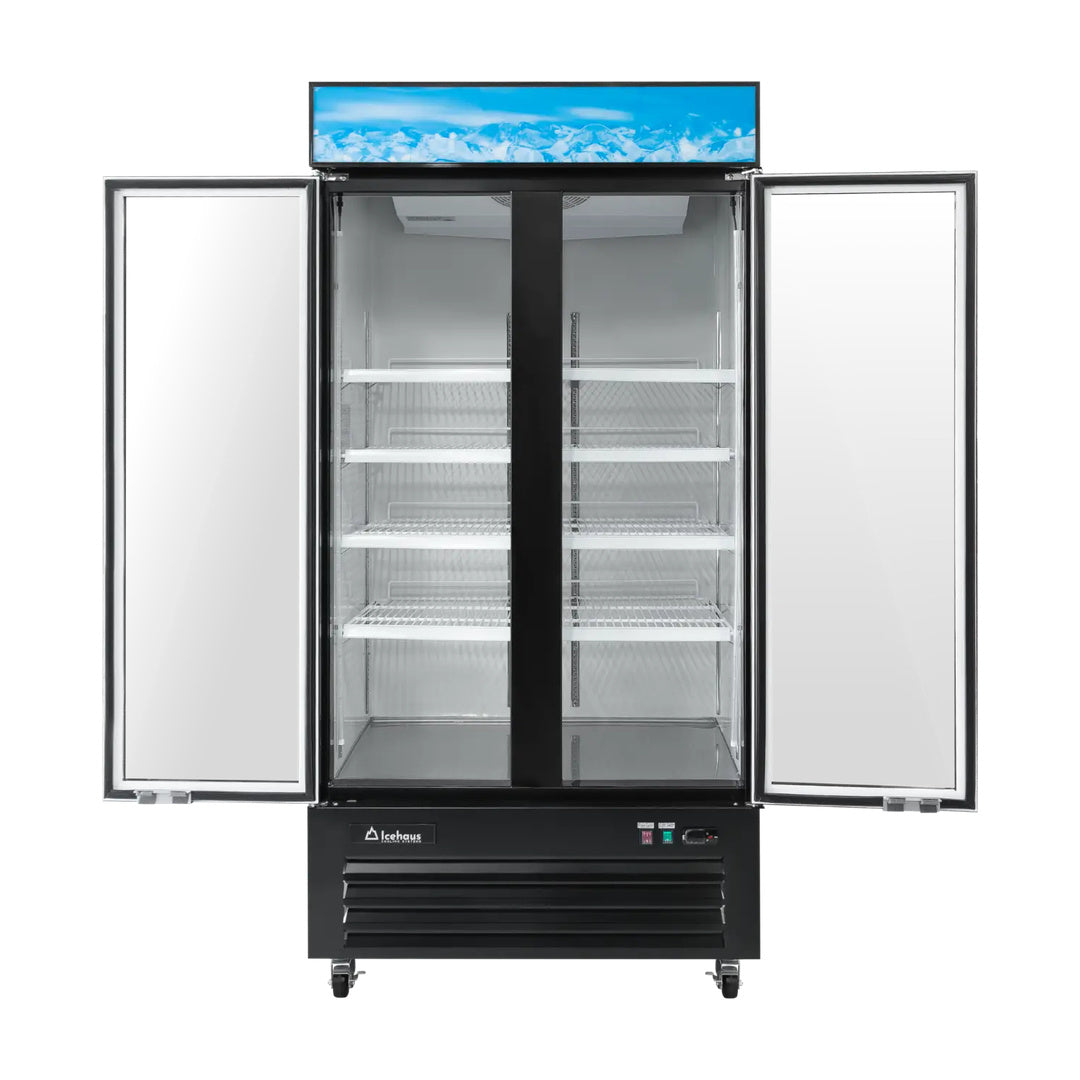 Refrigerador comercial 2 puertas de cristal de 950L Drago RVC-1PC-950