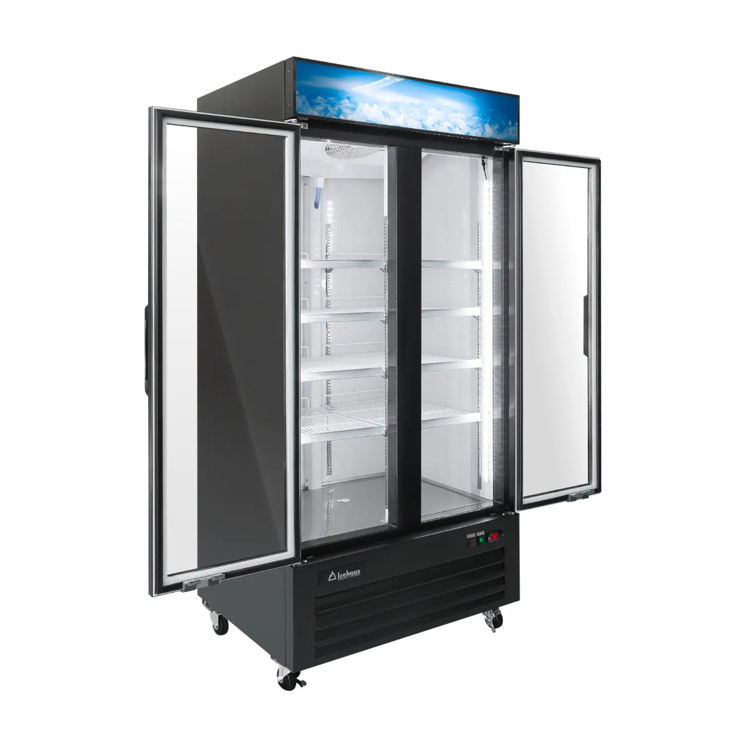 Refrigerador comercial 2 puertas de cristal de 950L Drago RVC-1PC-950