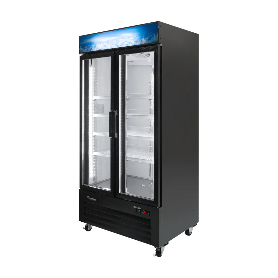 Refrigerador comercial 2 puertas de cristal de 950L Drago RVC-1PC-950