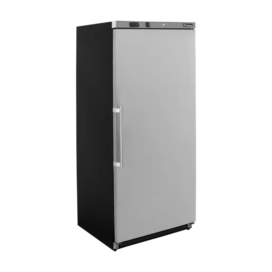 Refrigerador vertical 1 puerta sólida en acero inoxidable 12.6 pies Icehaus RVI-400