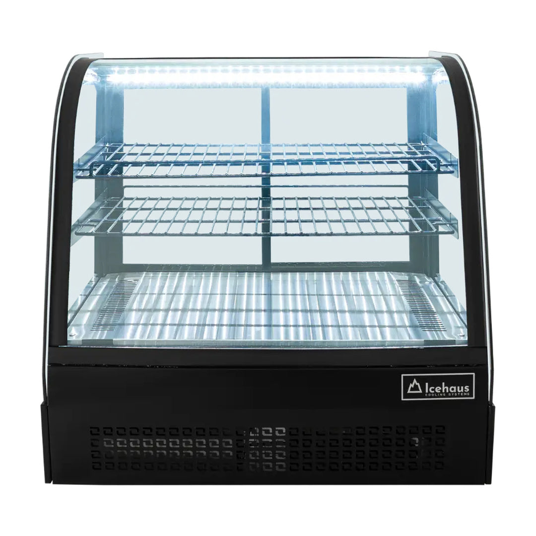 Vitrina sobremostrador refrigerada curva 82.7L Icehaus VS-68-C