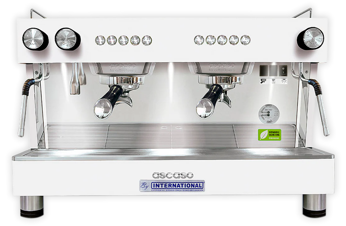 Cafetera Barista T Zero Blanca Acero Inoxidable ASCASO BT.100