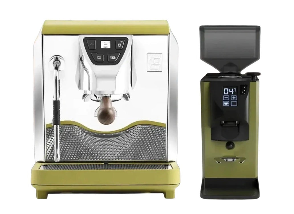Kit cafetera espresso nuova SIMONELLI OSCAR MOOD + molino DUO