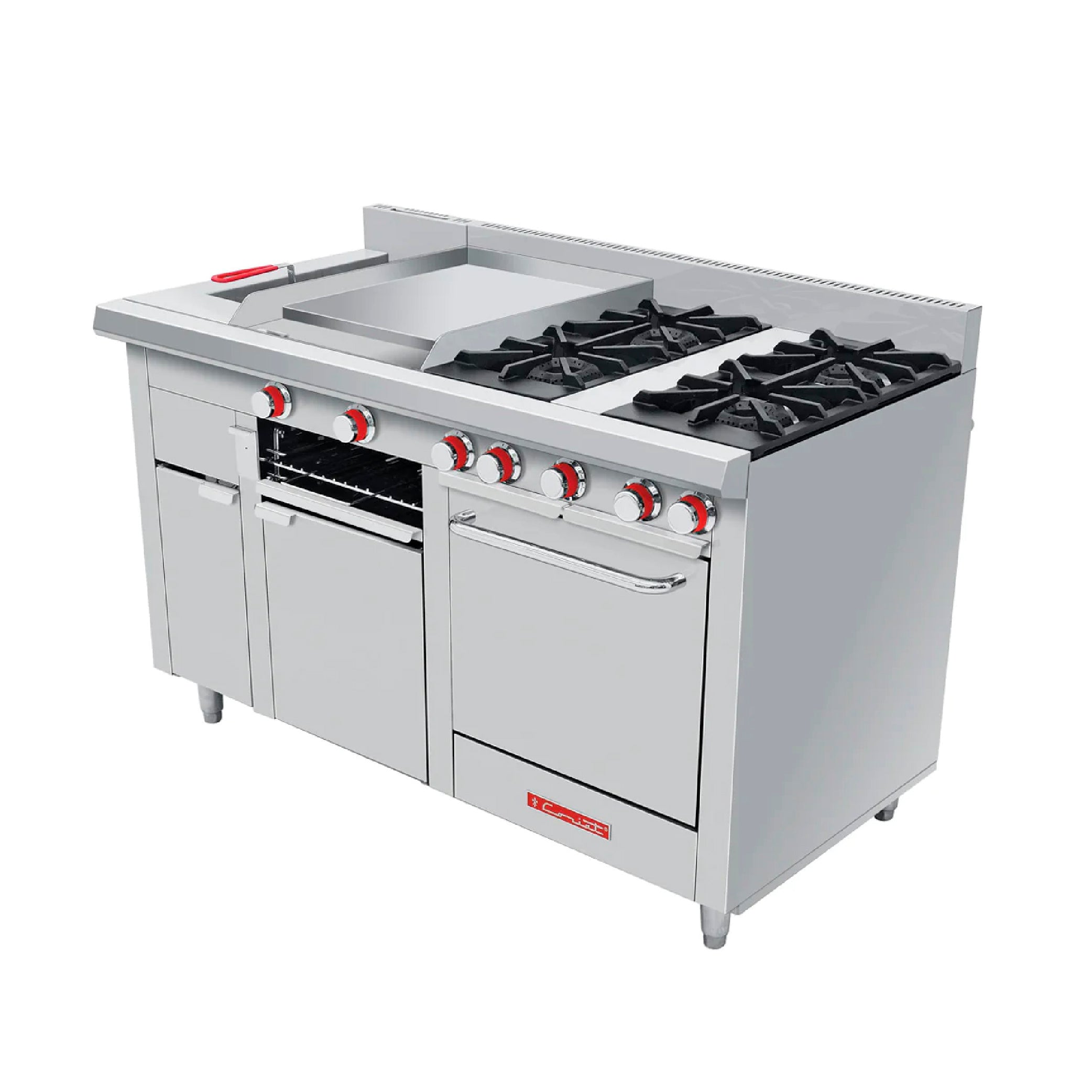 Estufa a gas Coriat Modelo Multichef Turbo de Piso Máster