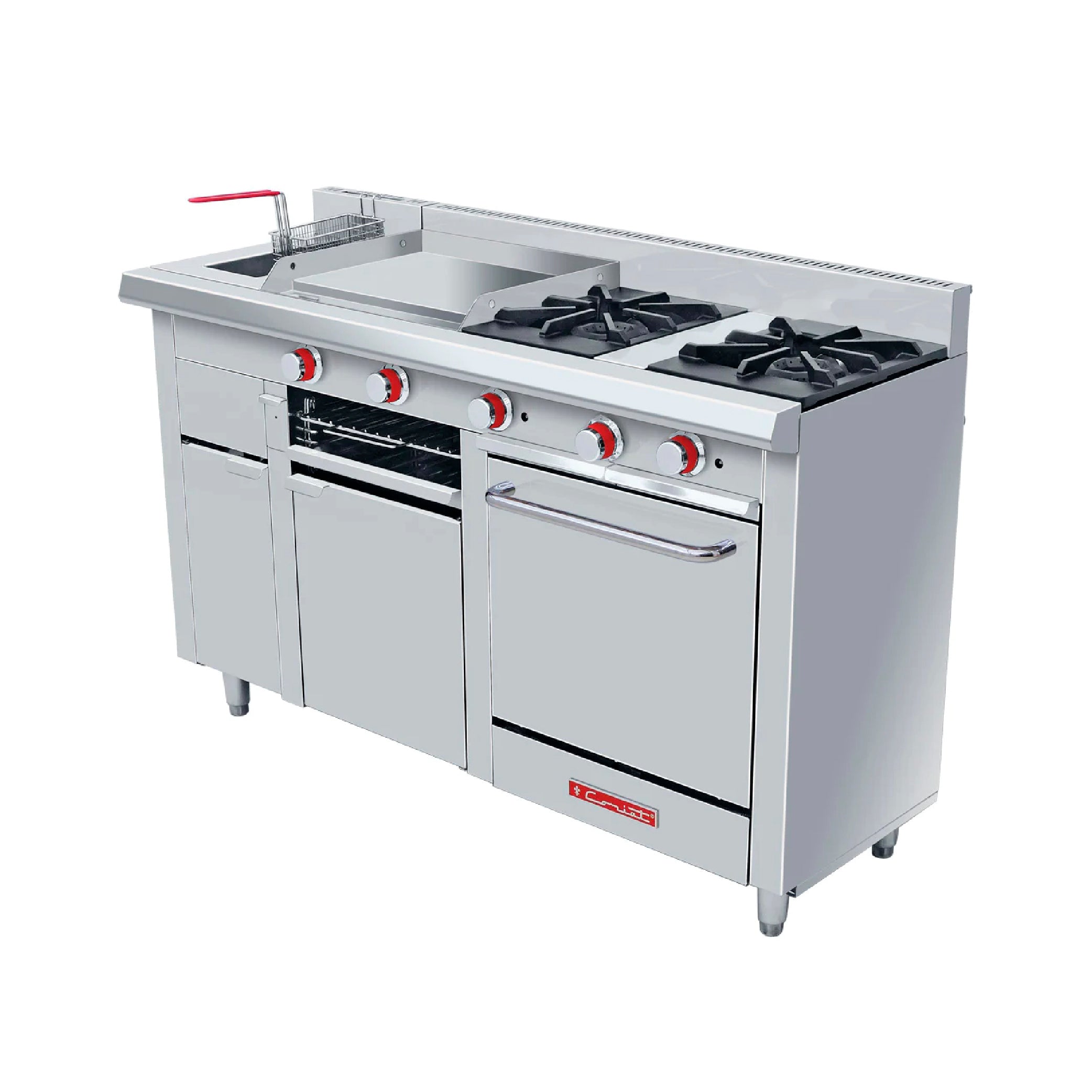 Estufa a gas Coriat modelo Multichef Turbo de piso petit