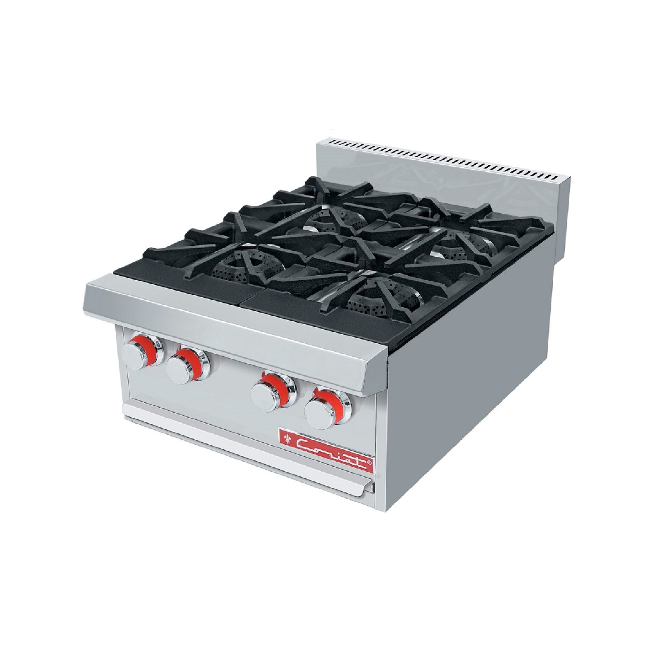 Parrila a gas Coriat modelo PCV-4 de Mesa Máster