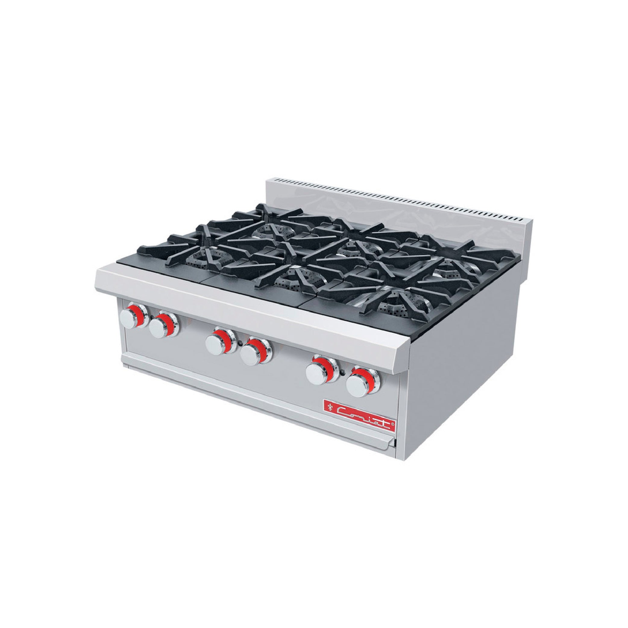 Parrila a gas Coriat modelo PCV-6 de Mesa Máster