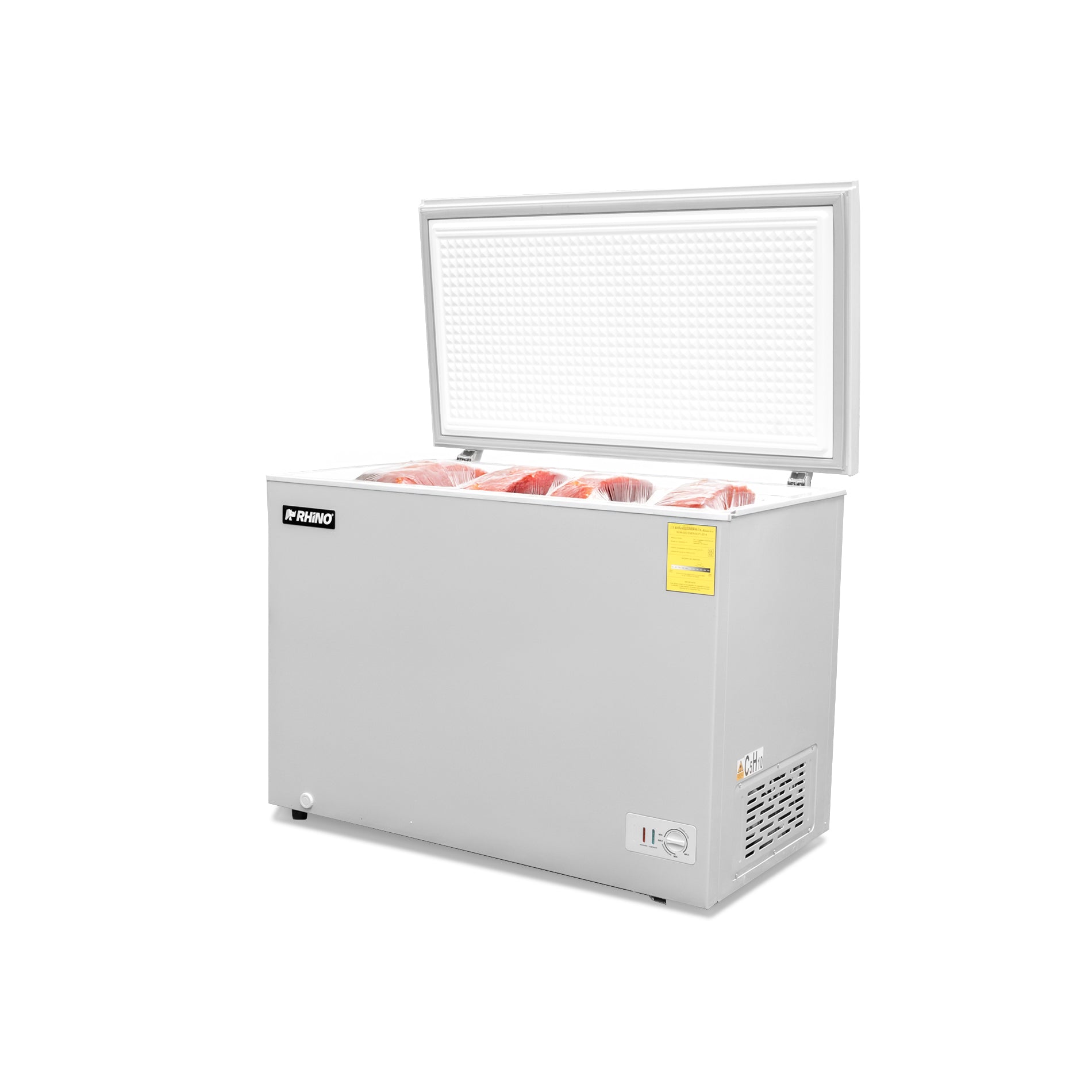 Congelador Horizontal Comercial Dual de 10 ft³ con Sistema de 4 Paredes Rhino CONGECO-10
