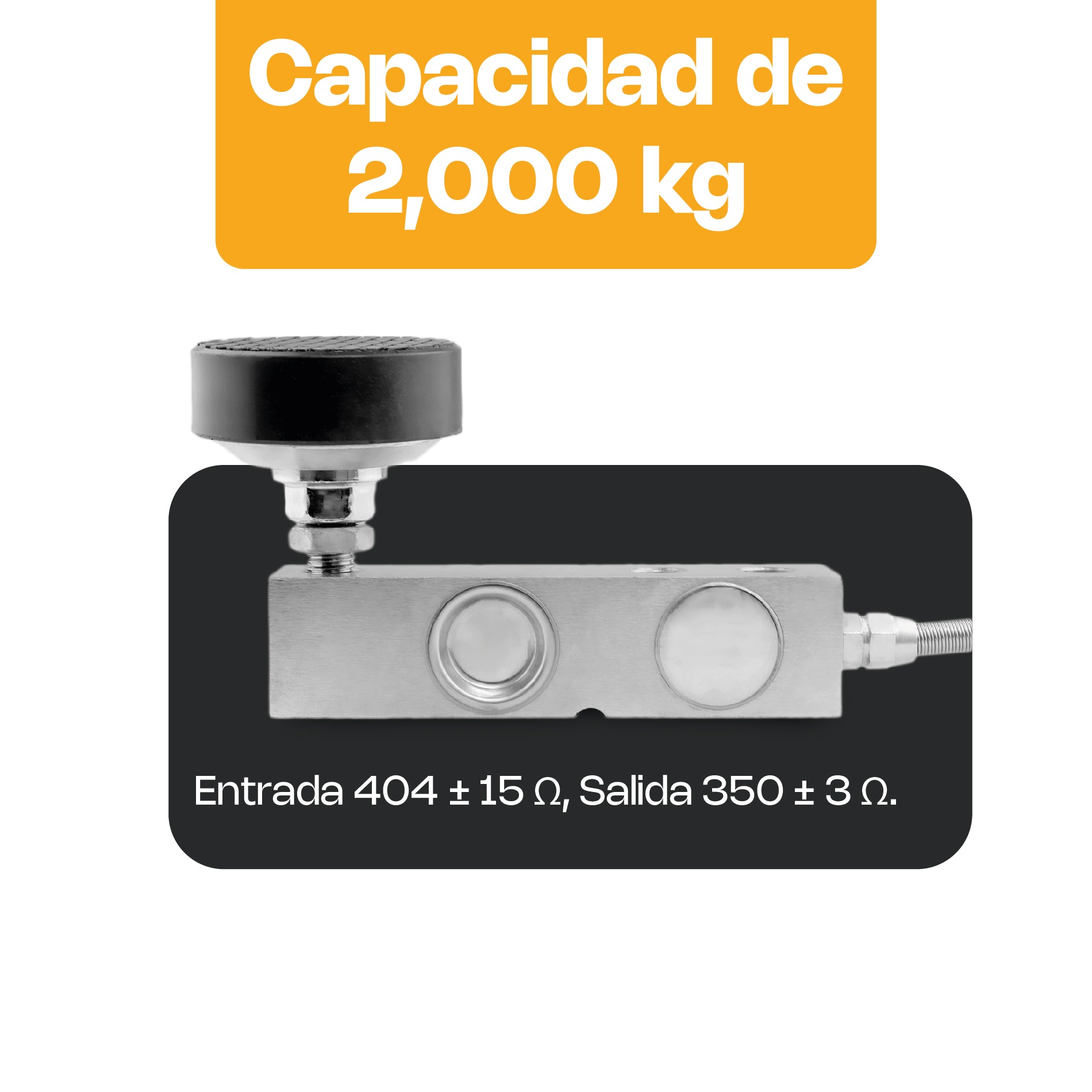 Celda de Carga de Aleación de Acero de 2 Toneladas con Protección IP68 Clase C3 Rhino RH65023-2T